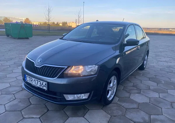 samochody osobowe Skoda RAPID cena 38500 przebieg: 155000, rok produkcji 2016 z Tychy